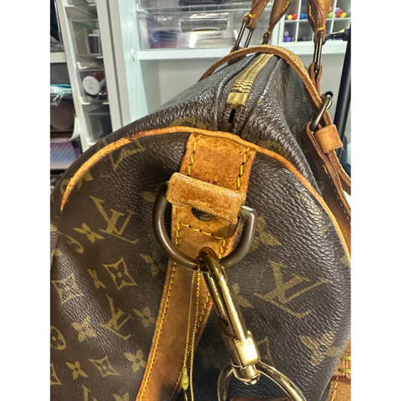 Louis Vuitton Monogram Canvas Keepall 55 Brown Travel Bag - Picture 14 of 16